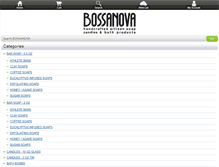 Tablet Screenshot of bossanovasoap.com